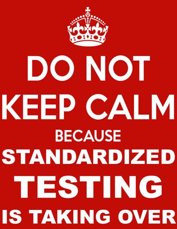 Keep Calm Standardized Testing MEME
