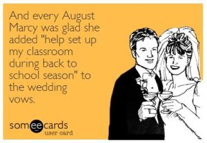 Back to School Humor from The Pensive Sloth Wedding Vows
